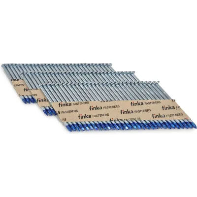Строительные реечные гвозди Finka D34 2.9x50 Ring NK цинк, 2000шт D34-2950NK-R
