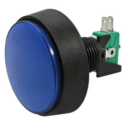 Кнопка RUICHI GMSI-1B-C no(nc)+nc(no) blue 79585
