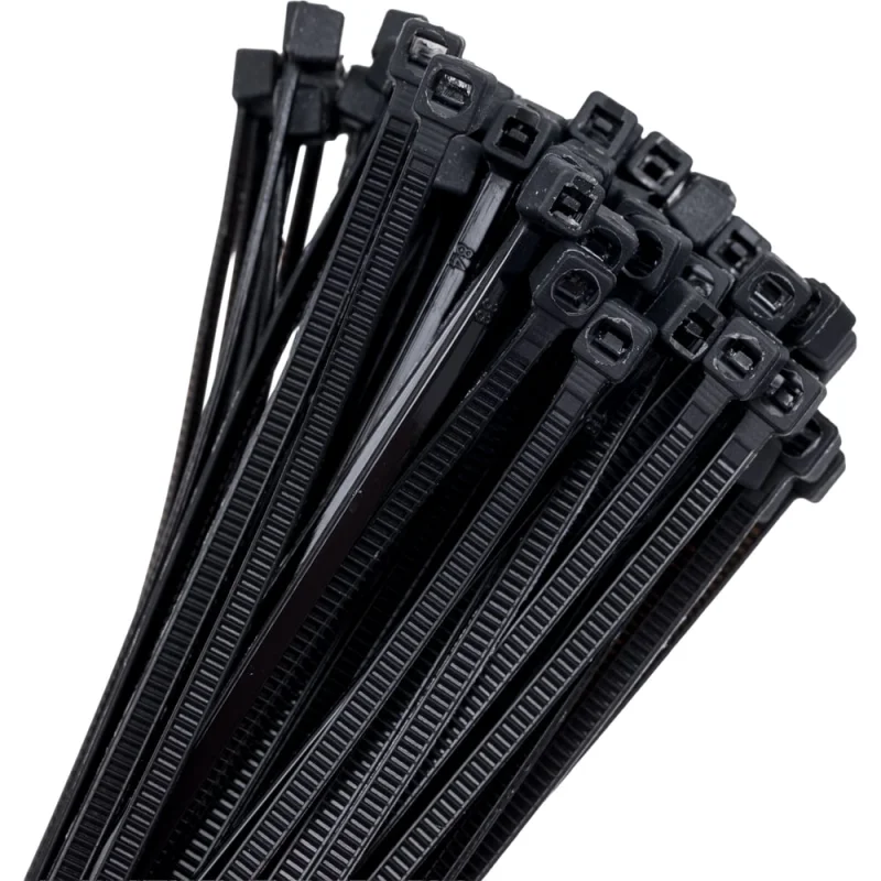 Пластиковые стяжки AutoFix 2,5x150 мм Черные 100 шт. NPC-25-150 B