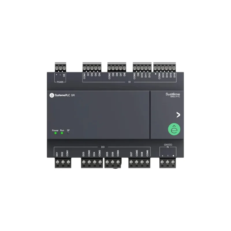 ΠΠ½ΡΠ΅Π»Π»Π΅ΠΊΡΡΠ°Π»ΡΠ½ΠΎΠ΅ ΡΠ΅Π»Π΅ Systeme Electric SR1; 24 VDC; 24 IO: 16 DI, 8 DO (ΡΠ΅Π»Π΅), 1xRS485 ZR1PA00BD