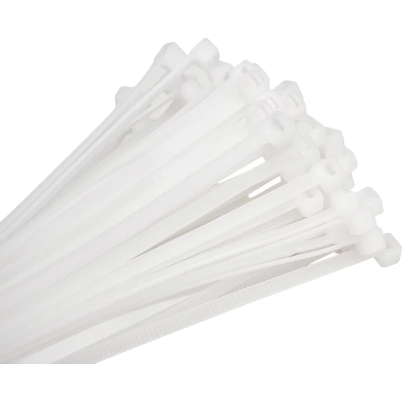 Нейлоновые стяжки FORTISFLEX НСС EasyFix 5x200 белый, 100 шт. 84805