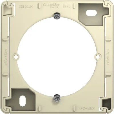 Коробка наружного монтажа Systeme Electric Glossa Беж SE GSL000200