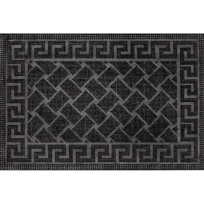Резиновый придверный коврик ComeForte PIN MAT Меандр 45х75 см PM-016