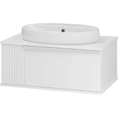 Подвесная тумба Brevita Savoy - 80, с 1 ящиком, белый SAV-09080-0101Я
