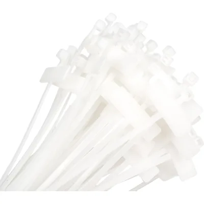Нейлоновые маркировочные стяжки FORTISFLEX КСМ 3х200 белый 100 штук 53314
