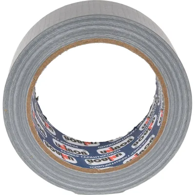 Лента клейкая армированная Unibob, 48 мм × 25 м, серая 134857 29836
