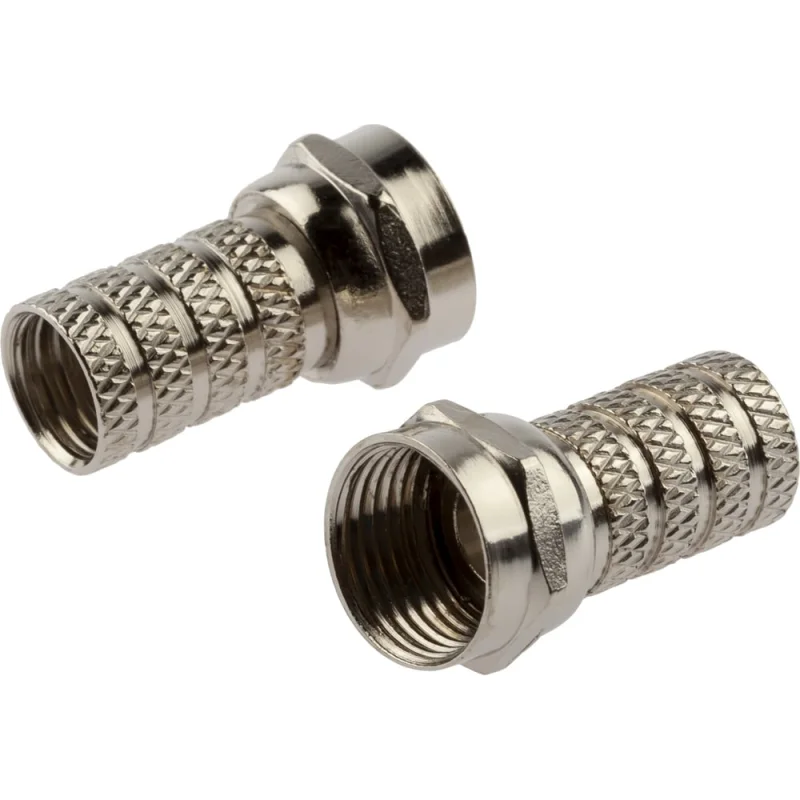 F-разъем ЭРА RG6, simple, пакет 2 штуки RSF62 Б0048286