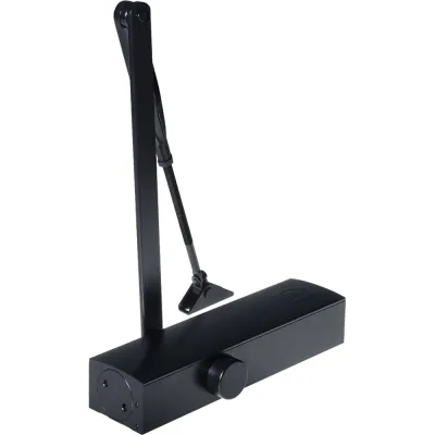 Дверной доводчик Doorlock DL200N BC DC EN2-5 с регулируемыми функциями тормоза открывания черный 75563