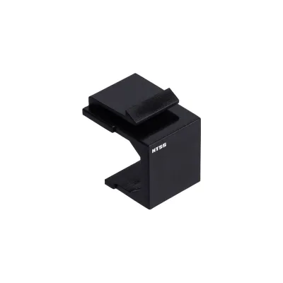Модуль-заглушка NTSS PREMIUM тип Keystone, черный NTSS-KJ-PM-SIP-BL