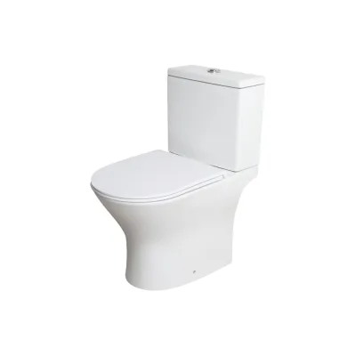 Унитаз-компакт EvaGold EG302 безободковый, горизонтальный выпуск EG040076