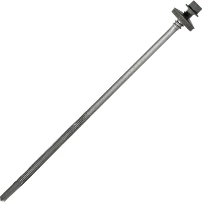 Саморез для сэндвич-панелей HARDWEX ТМ HWX16-P20-6.3/5.5x190 мм, св.№6, RUSPERT, RAL 7005, 50 шт. 5190002408913
