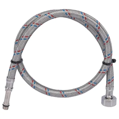 Подводка для смесителей СТМ сталь 1/2xM10x80 см., длинный штуцер CWFLS080