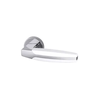 Раздельная ручка ARMADILLO ARC URB2 CP/White-14 хром/белый 34263