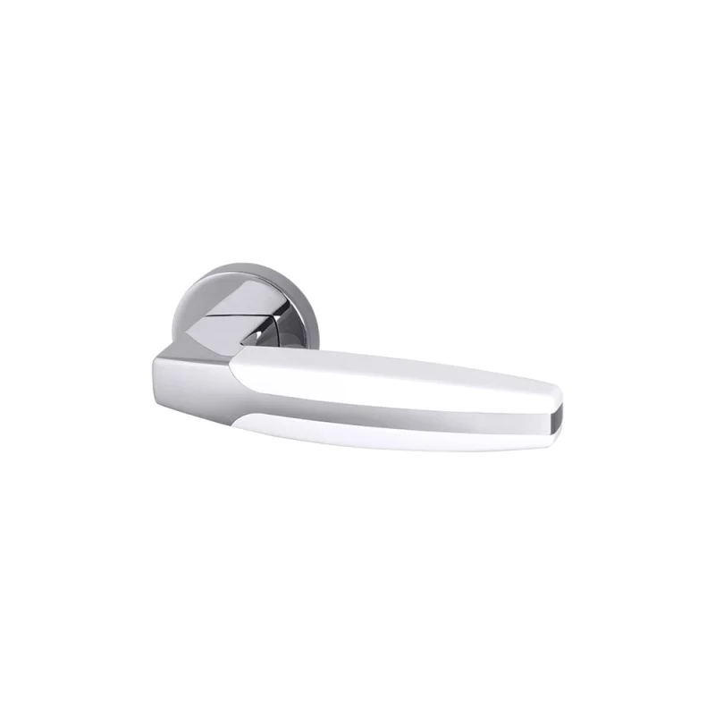 Раздельная ручка ARMADILLO ARC URB2 CP/White-14 хром/белый 34263