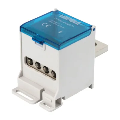 Распределительный блок (коробка) Leipole 400А, 690В, на DIN-рейку UKK6G-400/25-70/4x16 5012.049
