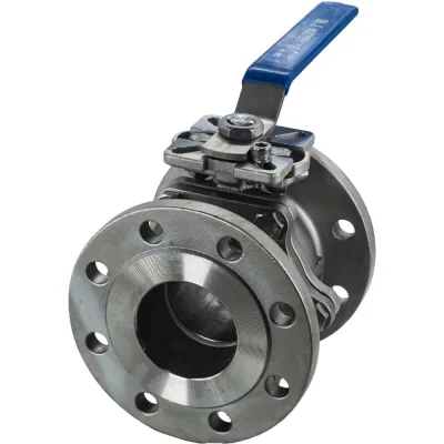 Кран шаровый фланцевый под привод нержавеющий NEWKEY (2PC), AISI304 DN80 (3"), (CF8), PN16 NK-BFtp(2PC)80/4