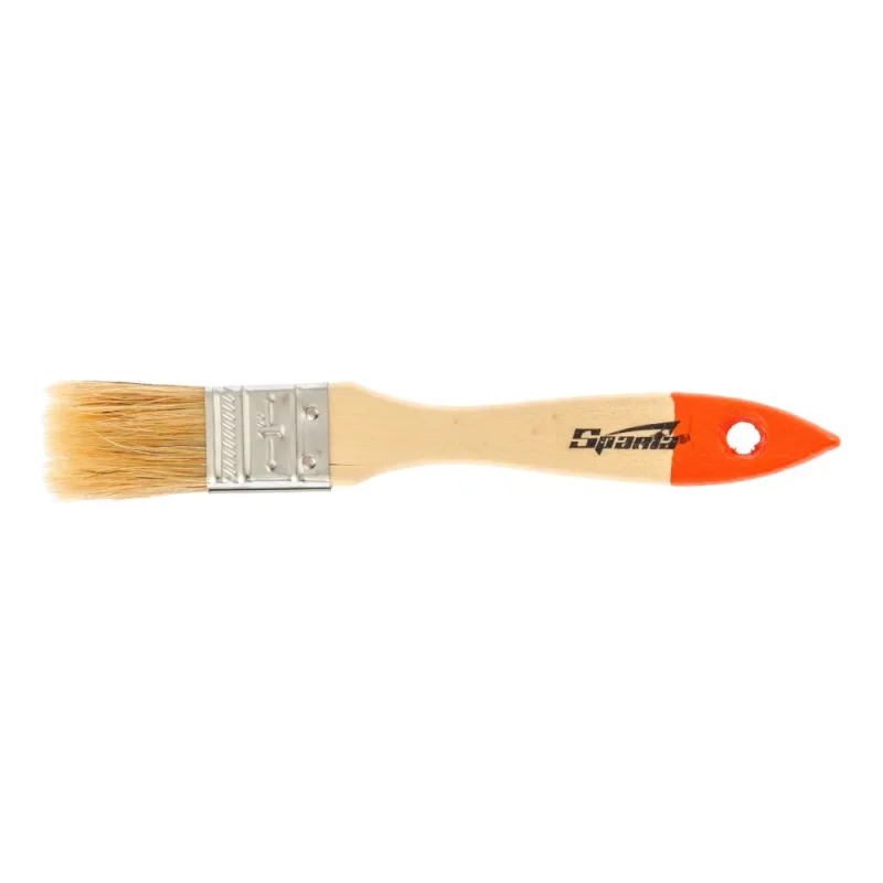 Плоская кисть Slimline 1 SPARTA натуральная щетина, деревянная ручка// 824205