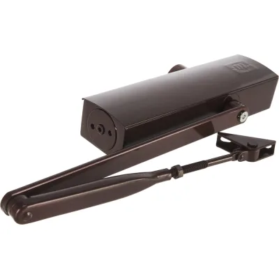 Доводчик DOORLOCK DL210 BC size 2-5 коричневый, с регулир. функциями тормоза открывания, усилия закрывания 75519