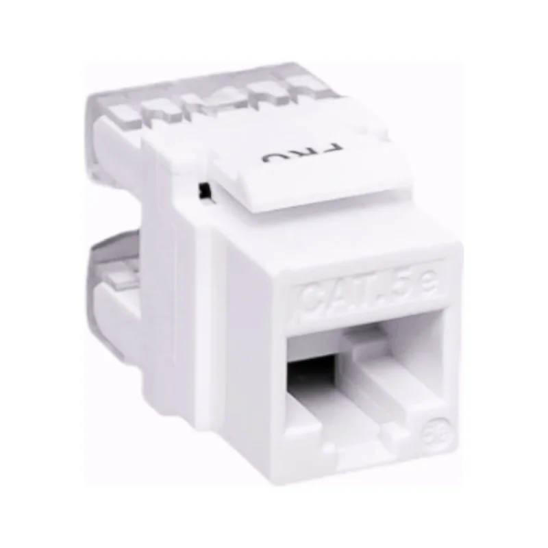 Модуль Keystone EKF teracom pro cat.5e rj-45 неэкранированный 110 idc 180 градусов белый TRP-KSTN-180D-5EUTP-WH