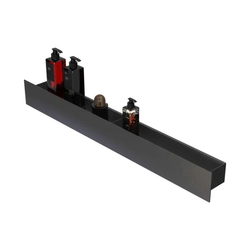 Полка Граф Держалкин Skyline mono 80x9.2x9, черная Fl-sky-m80-ч