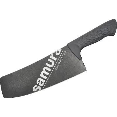 Кухонный топорик Samura Модерн " ARNY" 208 мм, ТЭП серый, AUS-8 с галт. SNY-0041BG/ SNY-0041BG/K