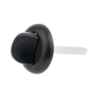 Поворотная кнопка DOORLOCK DL TK07/8/45/P Black черная, для задвижек, шпиндель 8x45мм 73396
