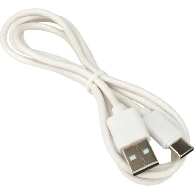 Кабель Гарнизон USB2.0 AM/Type-C, медь,1м, белый, пакет, GCC-USB2-AMCM-1M-W