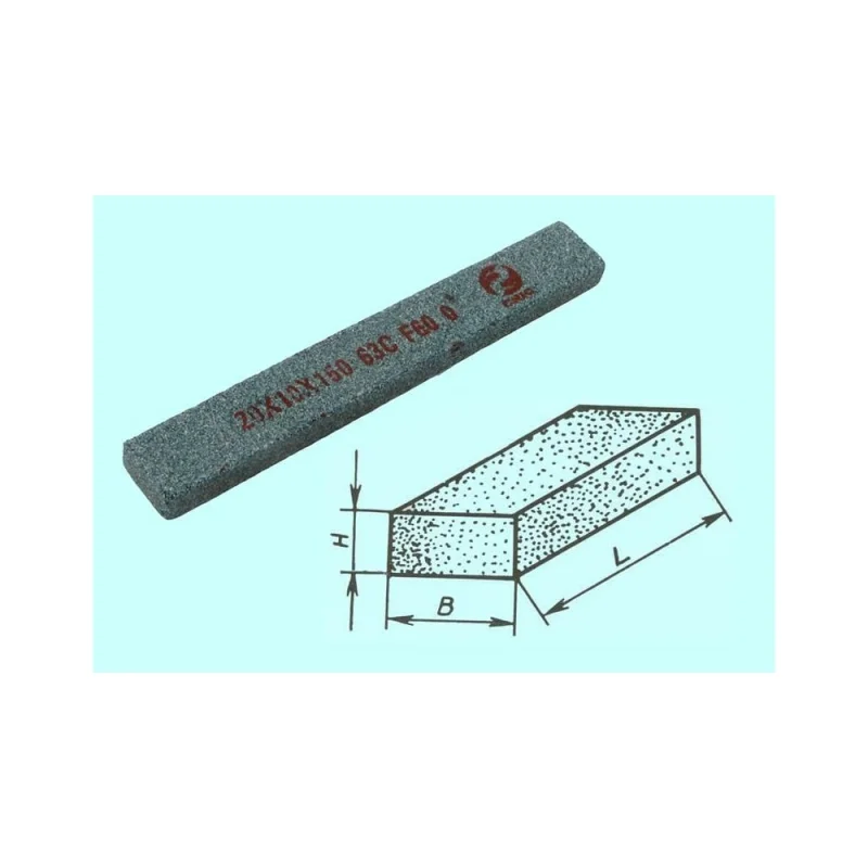 Шлифовальный брусок CNIC 20x16x150 мм 63C 25 СТ1 GC F60 O 58572