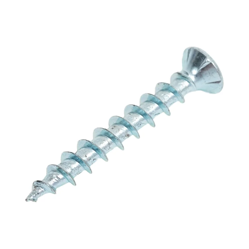 Саморез Daxmer оконный фурнитурный 4,1x30 бел.цинк,острый 1000 шт 00-00463056