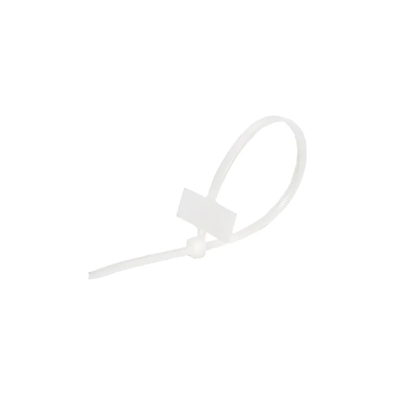 Хомут под маркер Netlink nylon 2,5x200 мм, белый, 100 шт. УТ000003108
