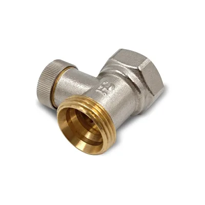 Клапан запорный прямой Primoclima Armature ВР-НР 1/2x3/4, без хвостовика, никель PC3412RSNN