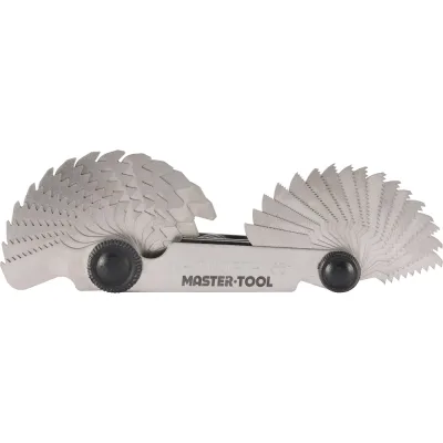 Резьбомер MASTER-TOOL M/MF/Whitworth/G 58шт 1090202010032