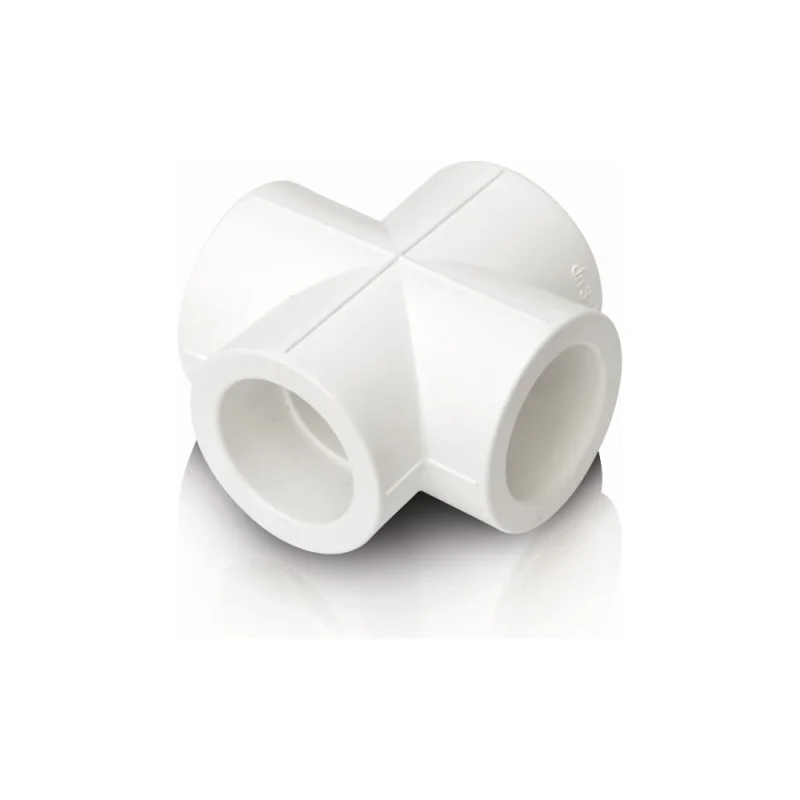 Прямая крестовина Blue Ocean 40 полипропиленовая - 40 PPRF/CP(W)-40