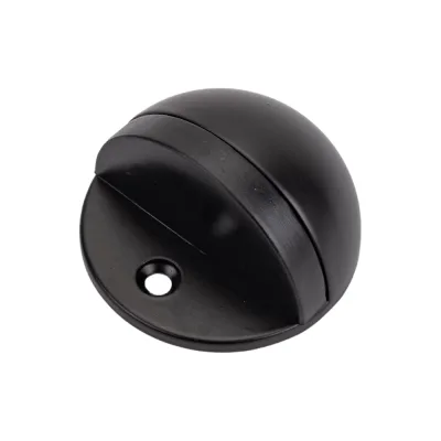 Дверной ограничитель Ренц напольный, черный INDS 44 Black