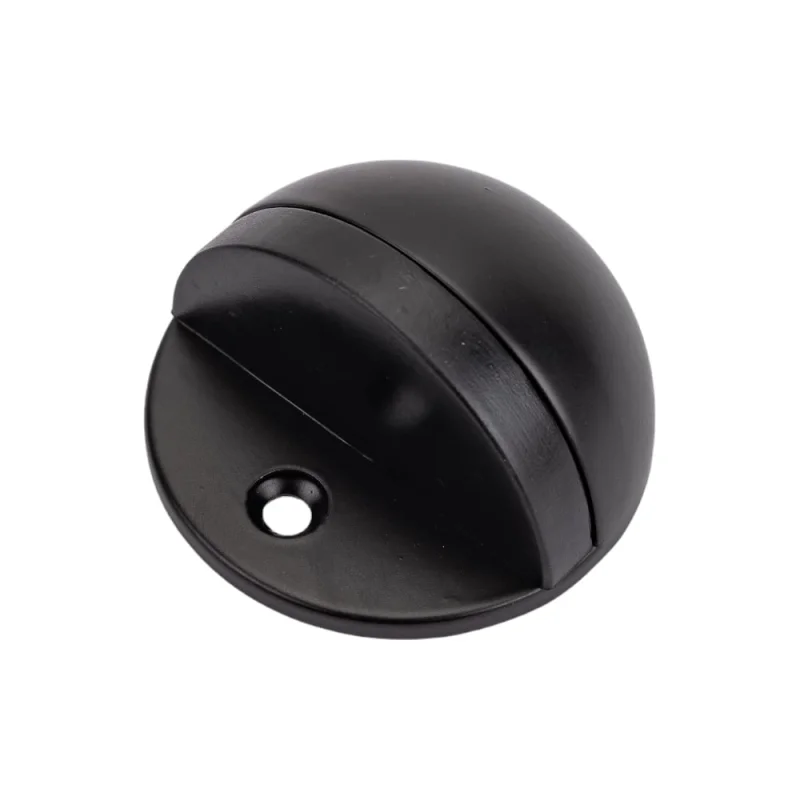 Дверной ограничитель Ренц напольный, черный INDS 44 Black