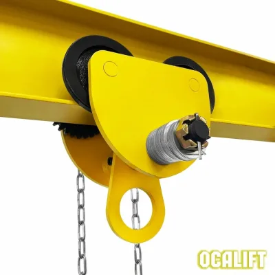 Каретка ручная OCALIFT 0,5т 6м тип GCL тележка на двутавр с ручным приводом gcl500x6c