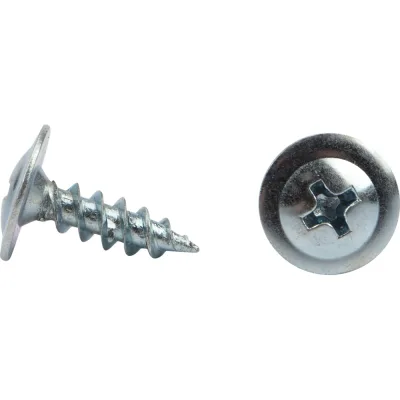 Саморез с прессшайбой KRANZ ПШС острый, 4.2x13, 200 шт. KR-01-3361-001