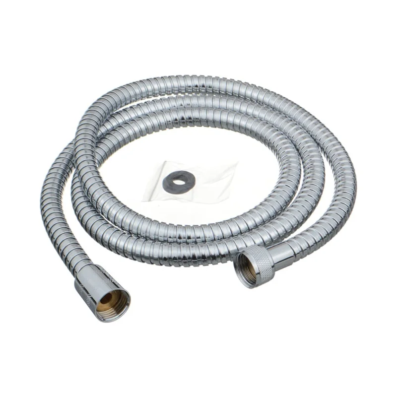 Шланг для душа Melodia della vita LUXURY FLEXIBLE 1/2"х1/2" конус, нерж. d14 мм, L150 см, 2-й зажим MKPBL 34421