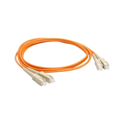 Оптический патч-корд LANMASTER LSZH, дуплексный, SC/PC-SC/PC, MM 50/125, 1.0 м LAN-2SC-2SC/OM2-1.0