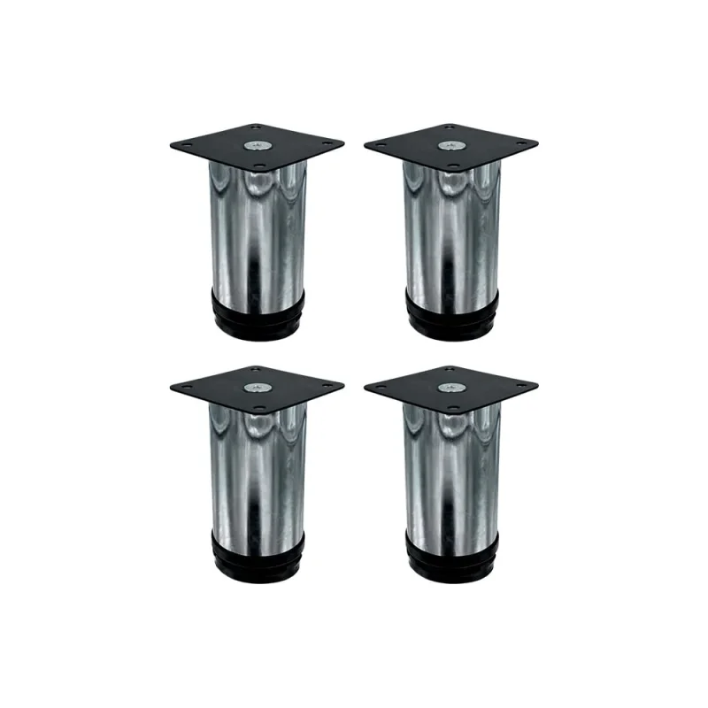 Опора Mebax 50мм, 80-90мм, хром компл. (4 шт.) 00-00002643