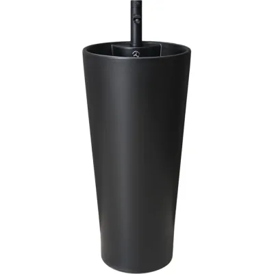 Раковина GID Nb131bm напольная черная матовая 40x40x84 81120