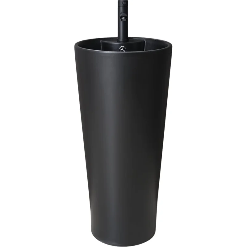 Раковина GID Nb131bm напольная черная матовая 40x40x84 81120
