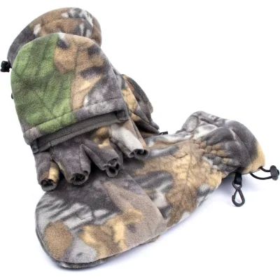 Перчатки Следопыт PROFI Mitten виндблок, камуфляж, р-р XXL/40/ PF-GL14