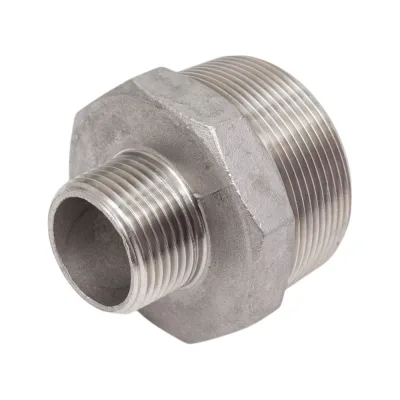Переходной нержавеющий ниппель TITAN LOCK (AISI304) 2" x 1", НР/НР TL2-1RM