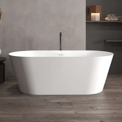 Ванна из искусственного камня ABBER Stein AS9626 белая матовая