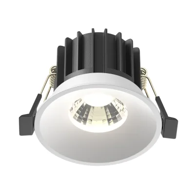 Светильник встраиваемый светодиодный белый 12 Вт 4000К IP20 Maytoni Round (DL058-12W4K-W)