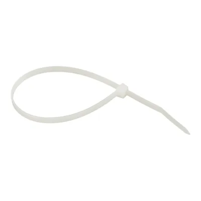 Стяжка кабельная EKF Basic 400х4,8 мм нейлоновая белая (100 шт.) (plc-c-4.8x400)
