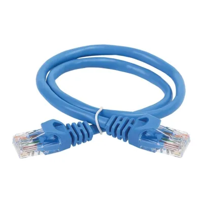 Коммутационный шнур ITK кат. 6 UTP LSZH 2м синий PC03-C6UL-2M