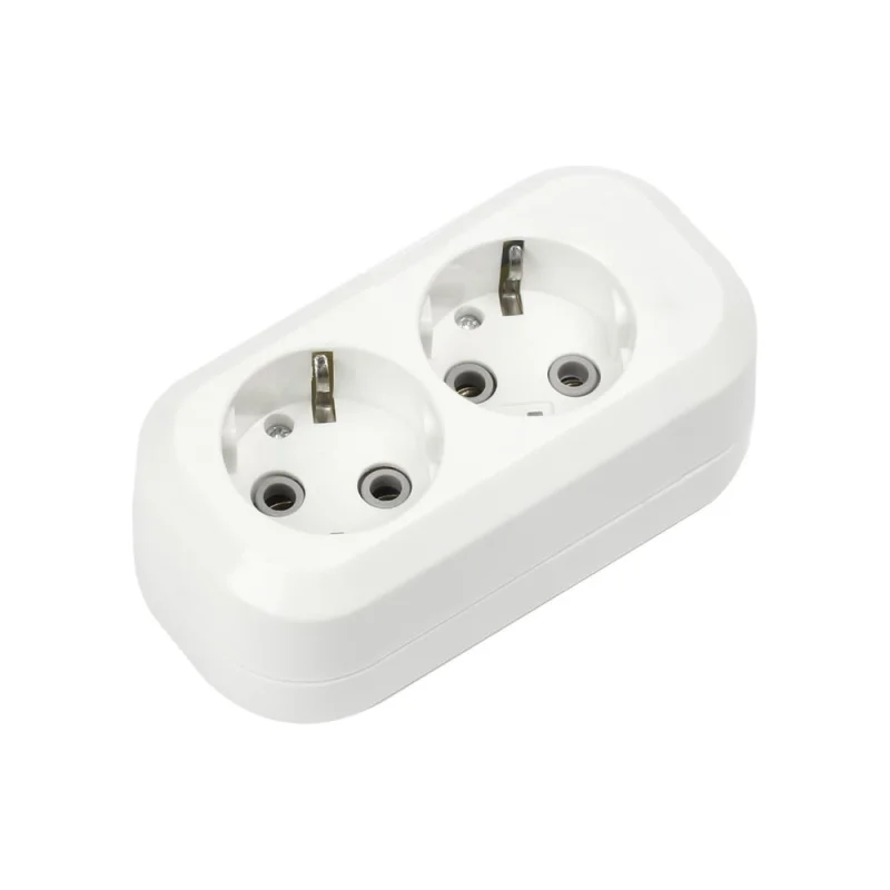 Колодка Smartbuy 2 гнезда 16А/3,5кВт c заземлением SBE-16-2-00-Z