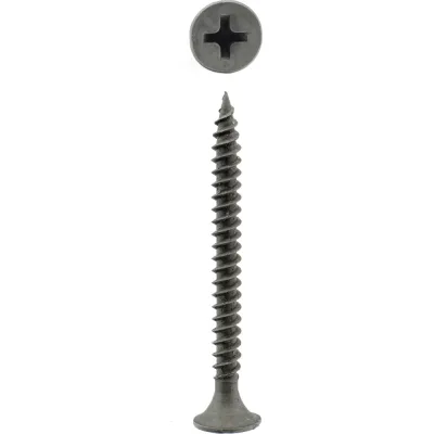 Саморез Steelfix ГКЛ 3,5х41, по металлу, частая резьба, потайная головка, оксидированный, 241 шт, ЧШ354105